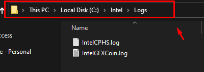 URL Pada File Explorer